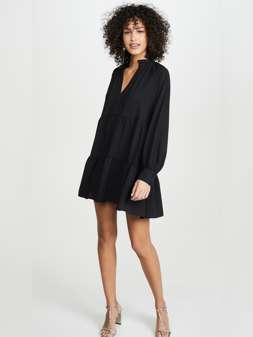 Amanda Uprichard saffron black dress size medium